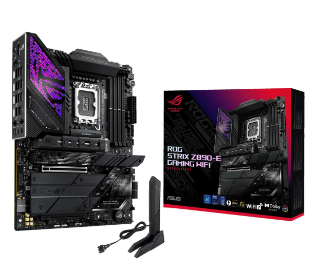 ASUS Płyta główna ROG STRIX Z890-E GAMING WIFI s1851 4DDR5 TB4 ATX/90MB1IM0-M0EAY0 - 1284483 - zdjęcie
